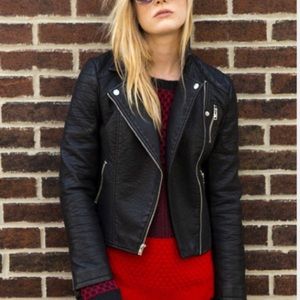 American Eagle Vegan Leather Jacket